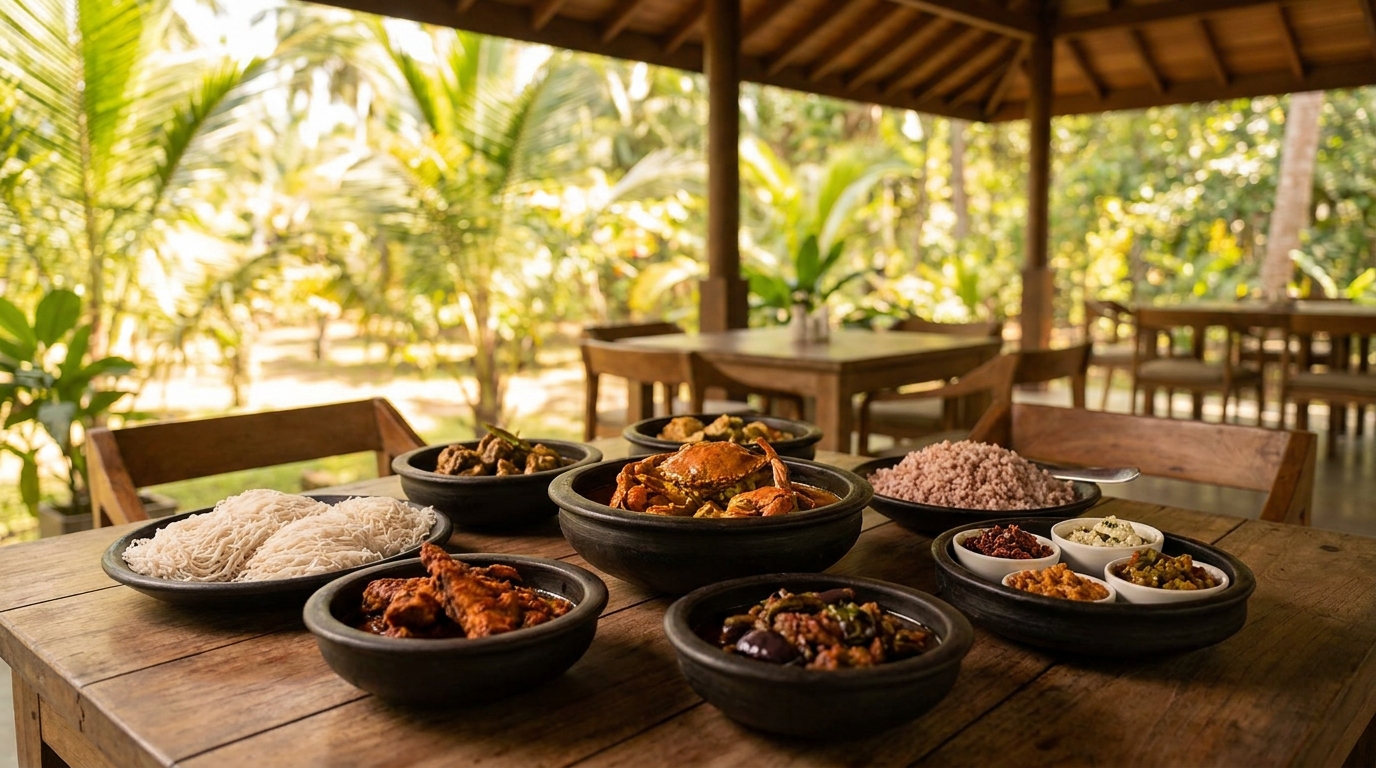 Beautifully presented restaurant dining experience